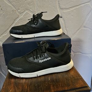 Reebok Daystart Work Steel Toe Black Slip Resistance Ladies Size 8